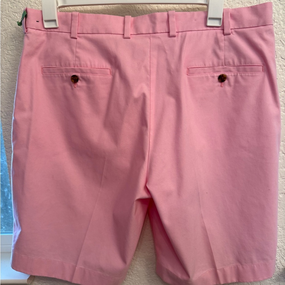 Brooks Brothers Light Pink Flat Front Men's Shorts. 38 Waist EUC Dry Cleaned - Picture 13 of 16